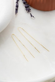 Heliophilia Silver Pendientes de Plata de Ley 925 con Recubrimiento de Oro y Circón